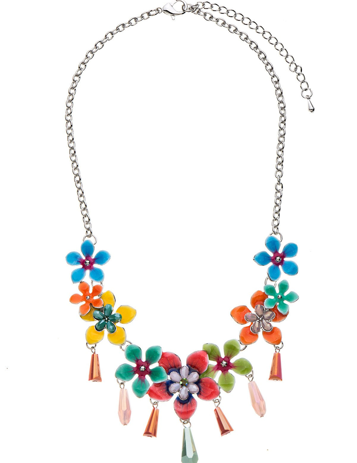 Collier Émaillé  Fleur 19PECF005