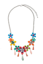 Collier Émaillé  Fleur 19PECF005