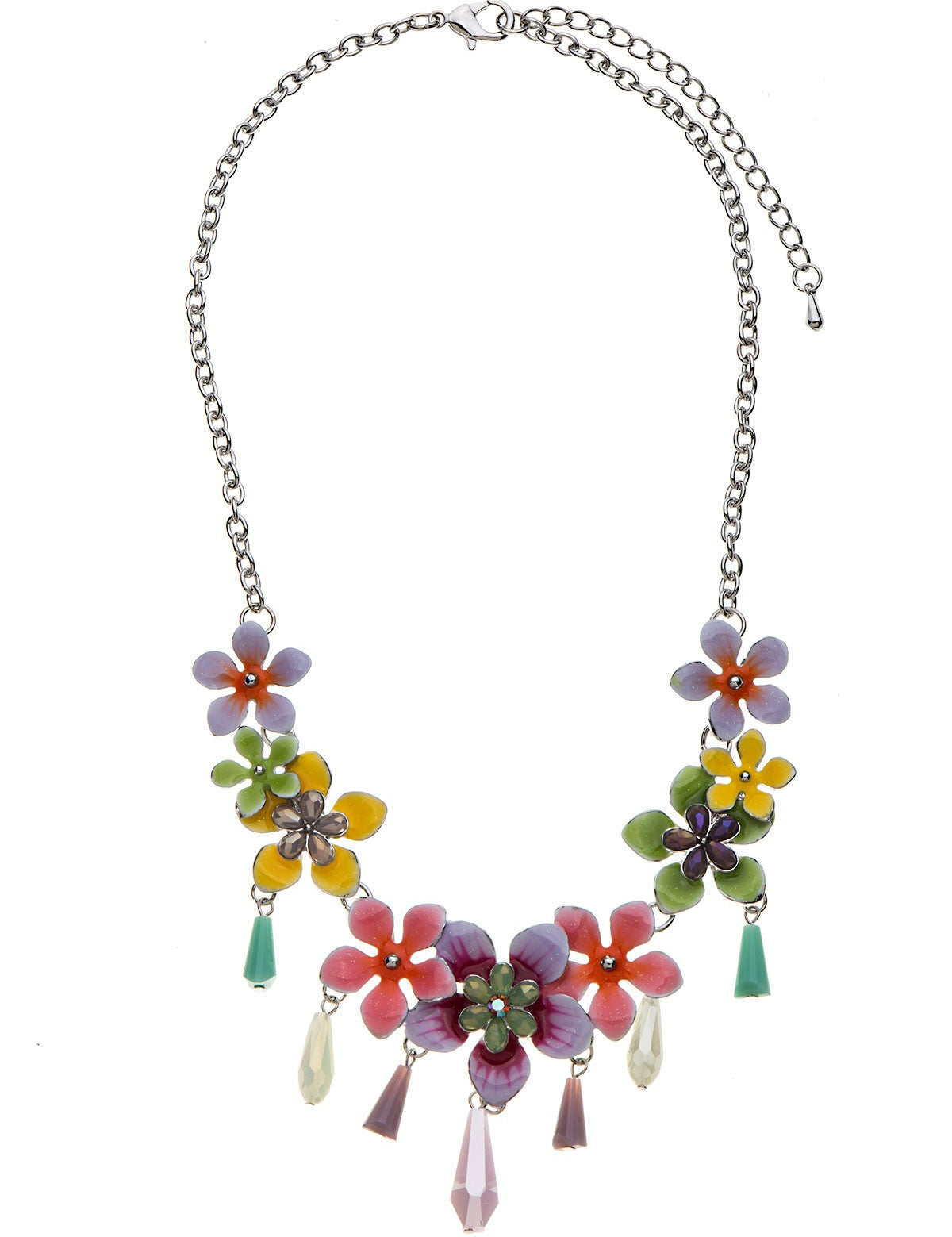 Collier Émaillé  Fleur 19PECF005