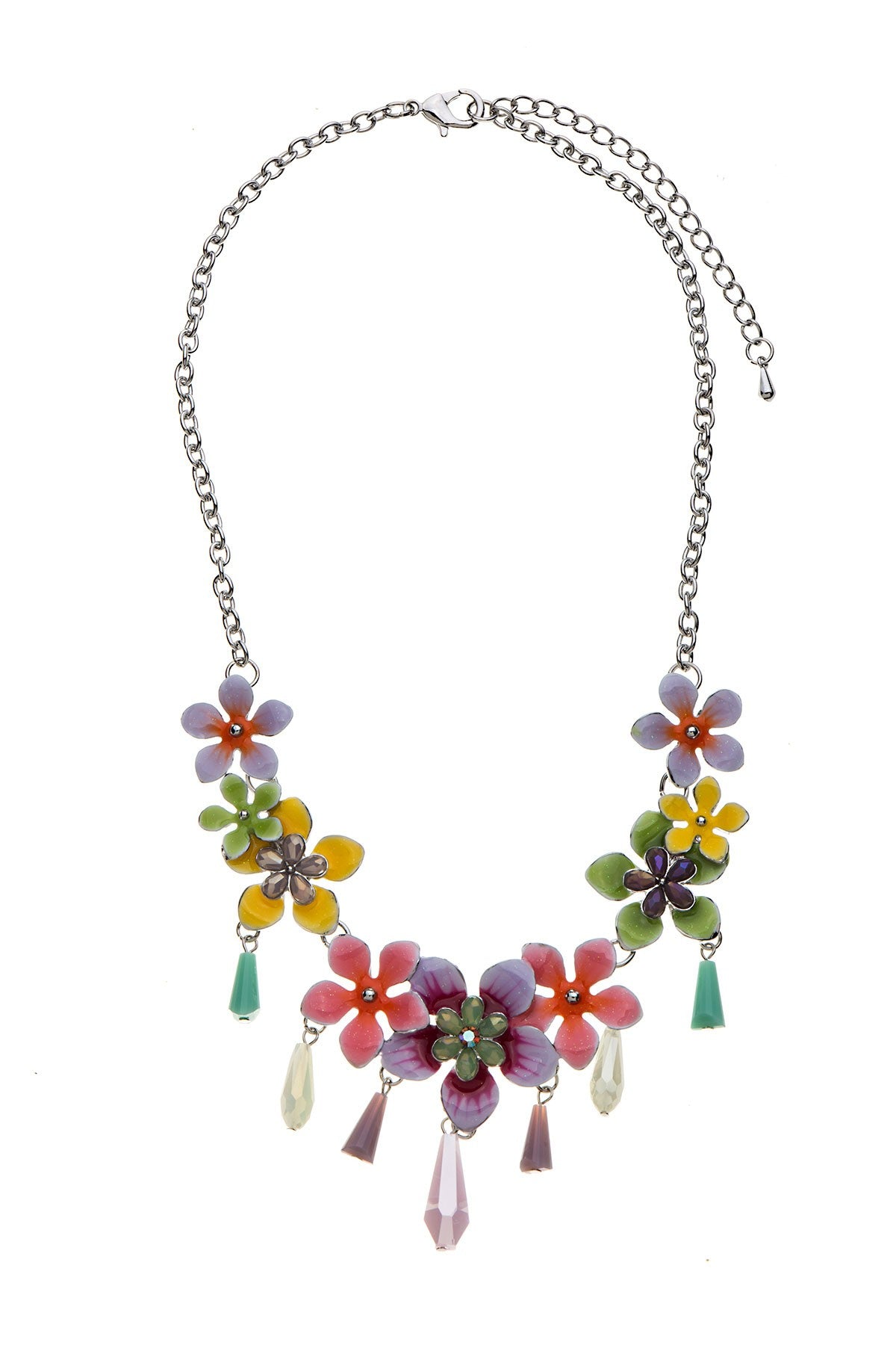 Collier Émaillé  Fleur 19PECF005