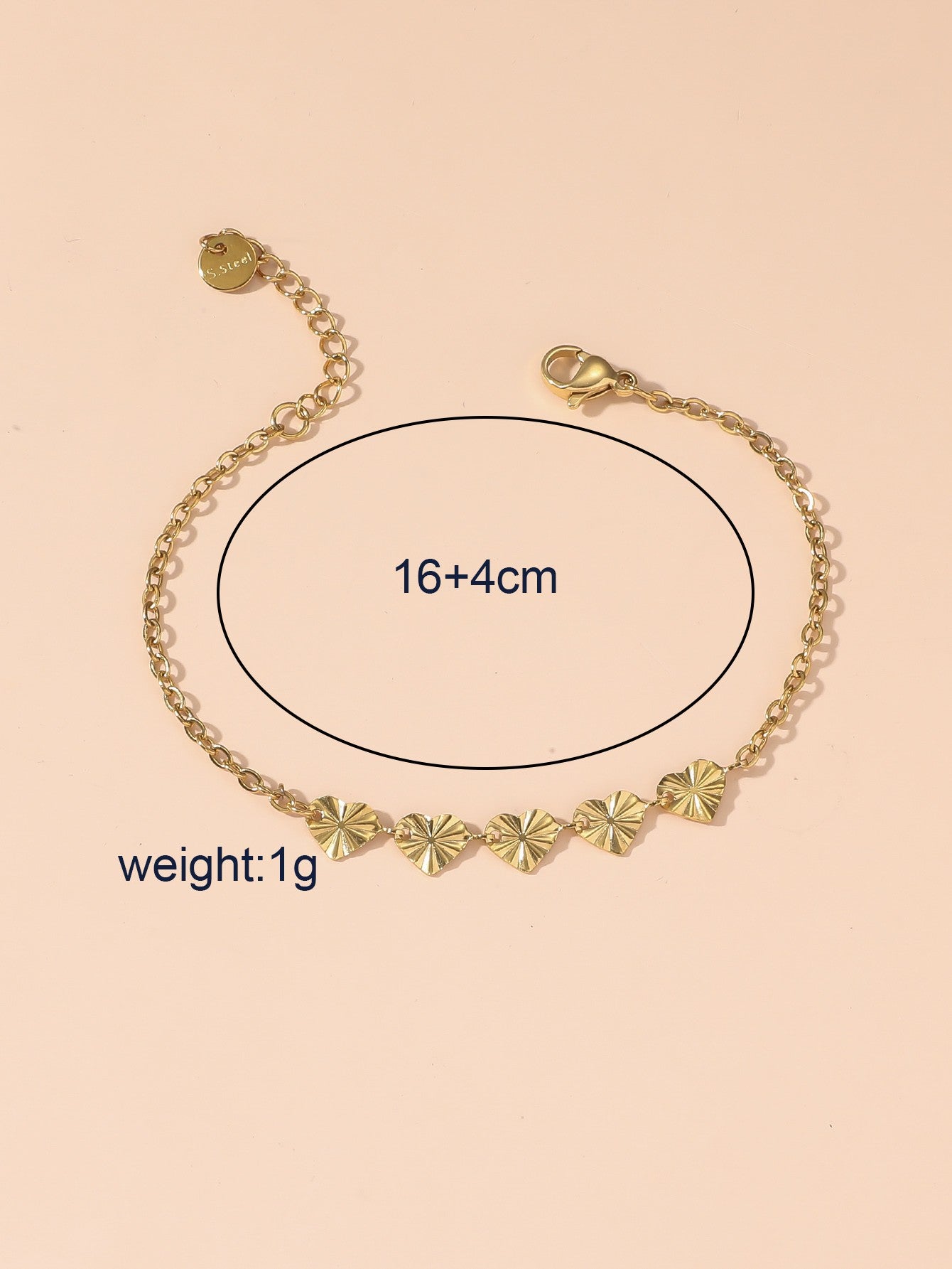 Ensemble de 3 Bracelets Acier inoxydable  24BRA126