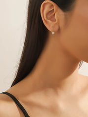 Boucles d'Oreilles Dormeuse en Acier Inoxydable 24BOA125