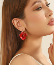 Boucles d’oreilles dormeuses fleur Dormeuse – 26AHBOL063