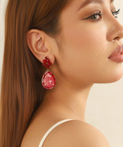 Boucles d’oreilles pendantes goutte Clou – 26AHBOL052