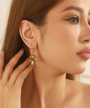 Boucles d’oreilles pendantes Dormeuse – 26AHBOL045